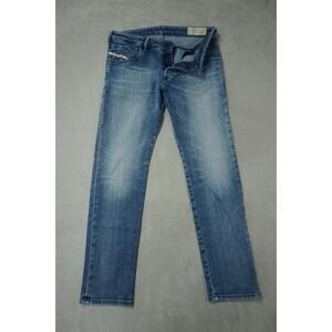 Diesel Jeans Mens 33x31 D-Bazer Regular Tapered Leg Stretch Distressed 0097Y